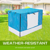 Dog Playpens & Gates: Cage Cover Enclosure for Wire Dog Cage Crate 24in BLUE