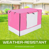 Dog Playpens & Gates: Cage Cover Enclosure for Wire Dog Cage Crate 30in PINK