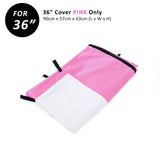 Dog Playpens & Gates: Cage Cover Enclosure for Wire Dog Cage Crate 36in PINK
