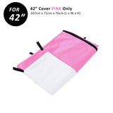 Dog Playpens & Gates: Cage Cover Enclosure for Wire Dog Cage Crate 42in PINK