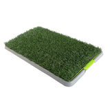 Dog Playpens & Gates: Pet Dog Potty Tray Training Toilet + 1 Grass Mat 69cm x 43cm