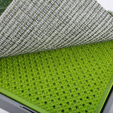 Dog Playpens & Gates: Pet Dog Potty Tray Training Toilet + 1 Grass Mat 69cm x 43cm