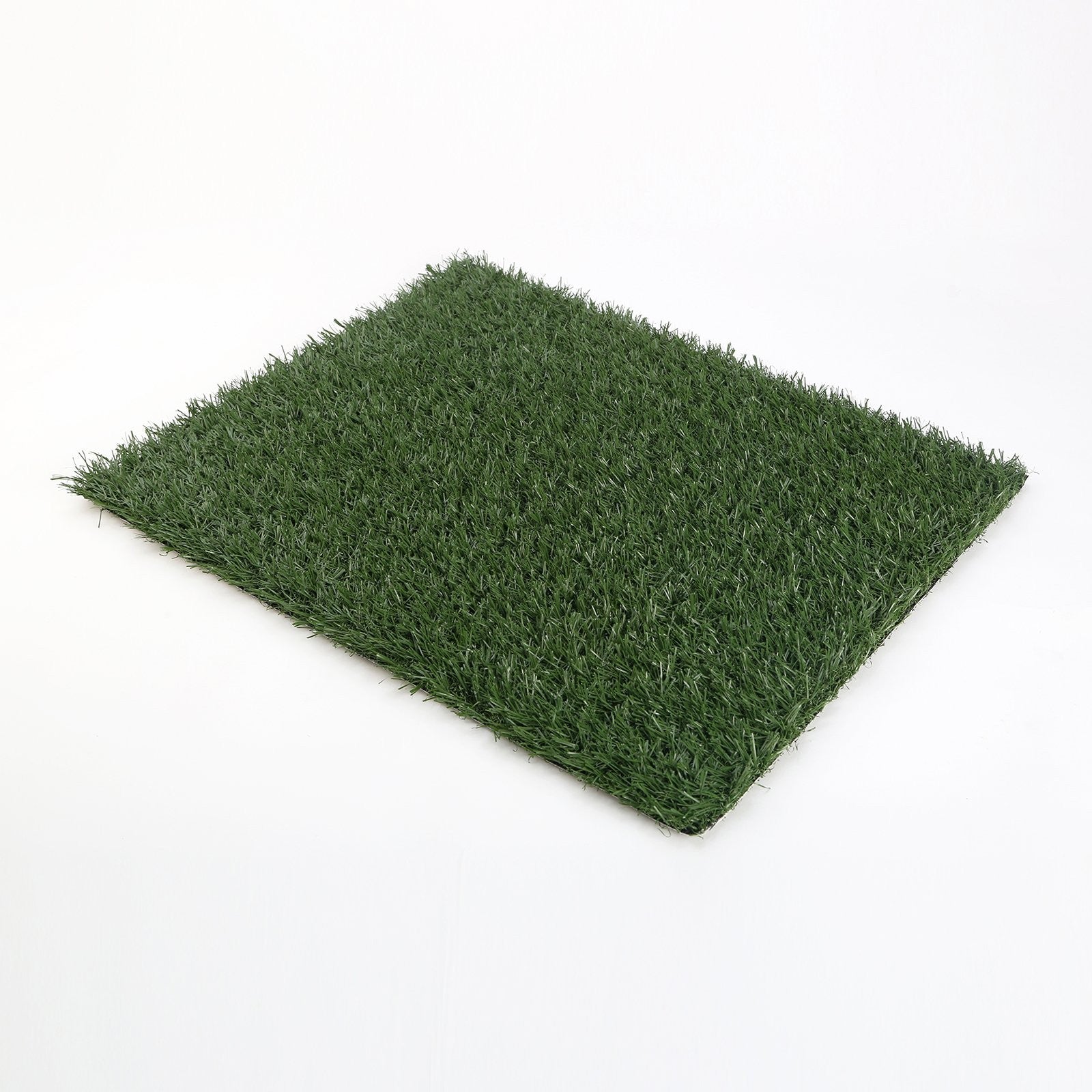 Dog Playpens & Gates: Pet Dog Potty Tray Training Toilet + 1 Grass Mat 69cm x 43cm