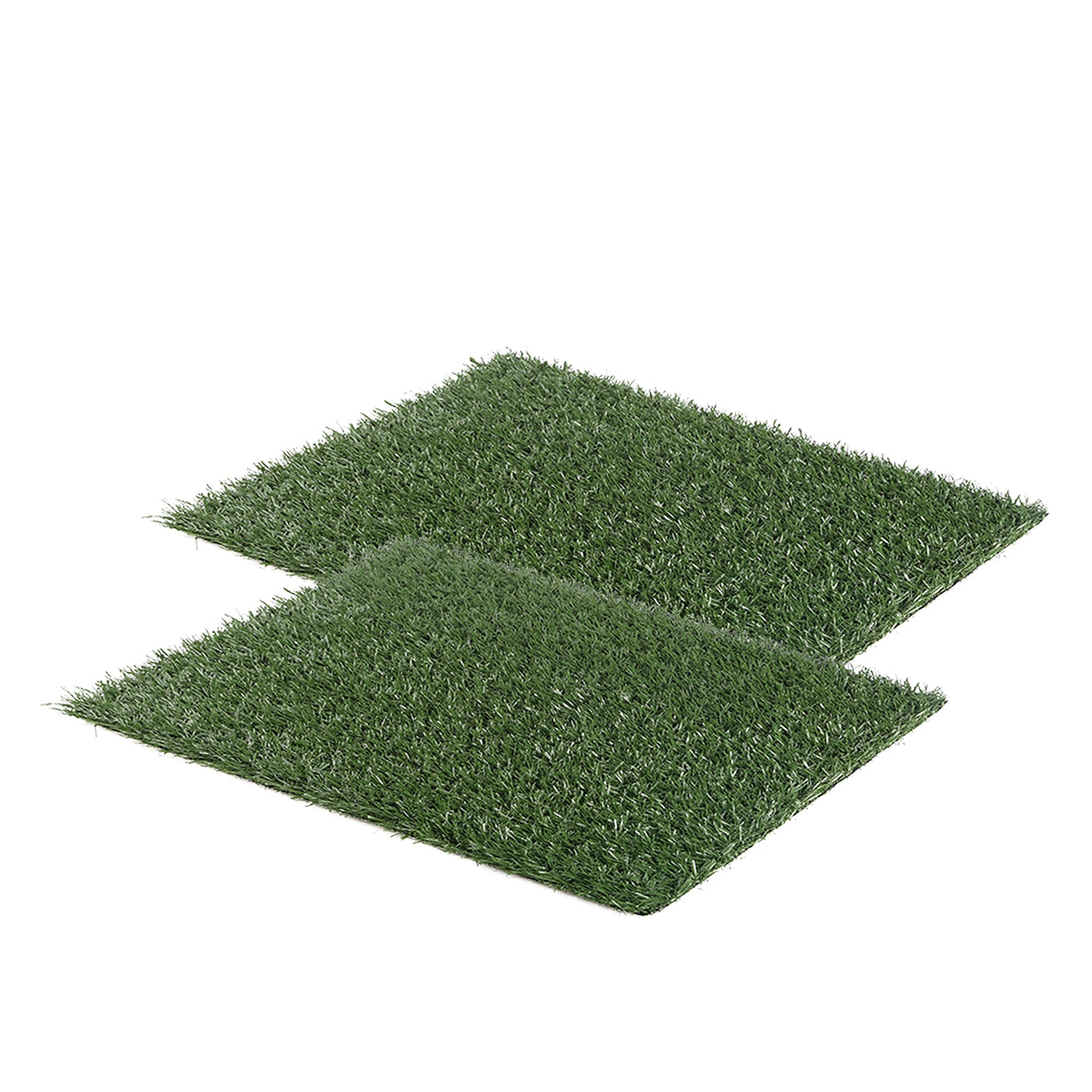 Dog Beds: 2 Grass Mat 63.5cm x 38cm for Pet Dog Potty Tray Training Toilet