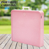 Dog Grooming Supplies: Paw Mate Pet Grooming Salon Table 97cm Adjustable Foldable Mobile Dog Cat for Commercial PINK