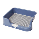 Dog Training Aids: Dog Pet Potty Tray Training Toilet Raised Walls T1 BLUE