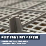 Dog Training Aids: Dog Pet Potty Tray Training Toilet Raised Walls T1 BLUE