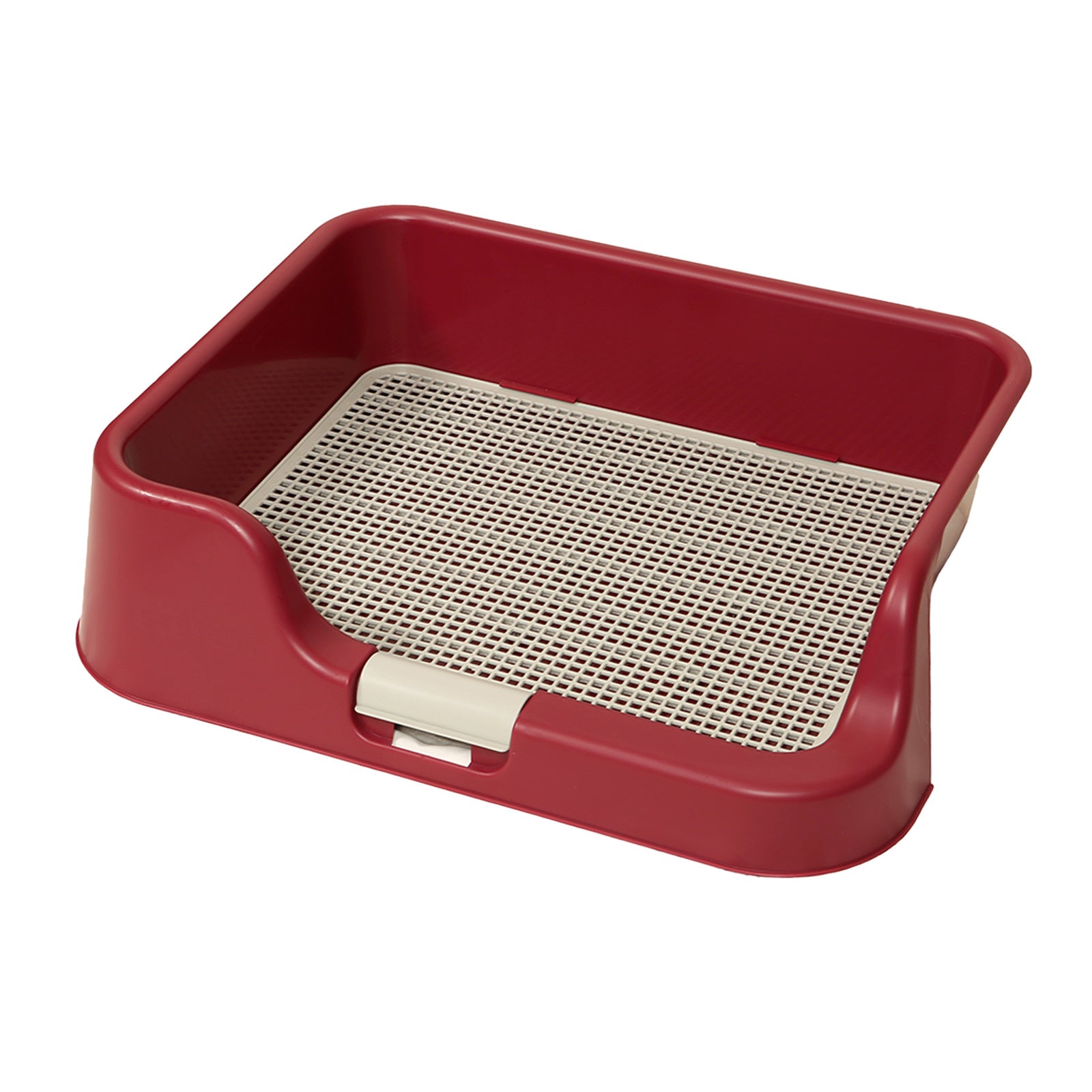 Dog Training Aids: Dog Pet Potty Tray Training Toilet Raised Walls T1 WINE