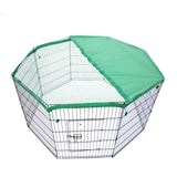 Dog Playpens & Gates: Pet Playpen Foldable Dog Cage 8 Panel 30in with Cover