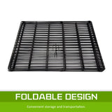 Dog Playpens & Gates: Pet Playpen Foldable Dog Cage 8 Panel 30in with Cover