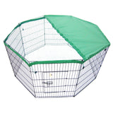 Dog Playpens & Gates: Net Cover Green for Pet Playpen Dog Cage 36in