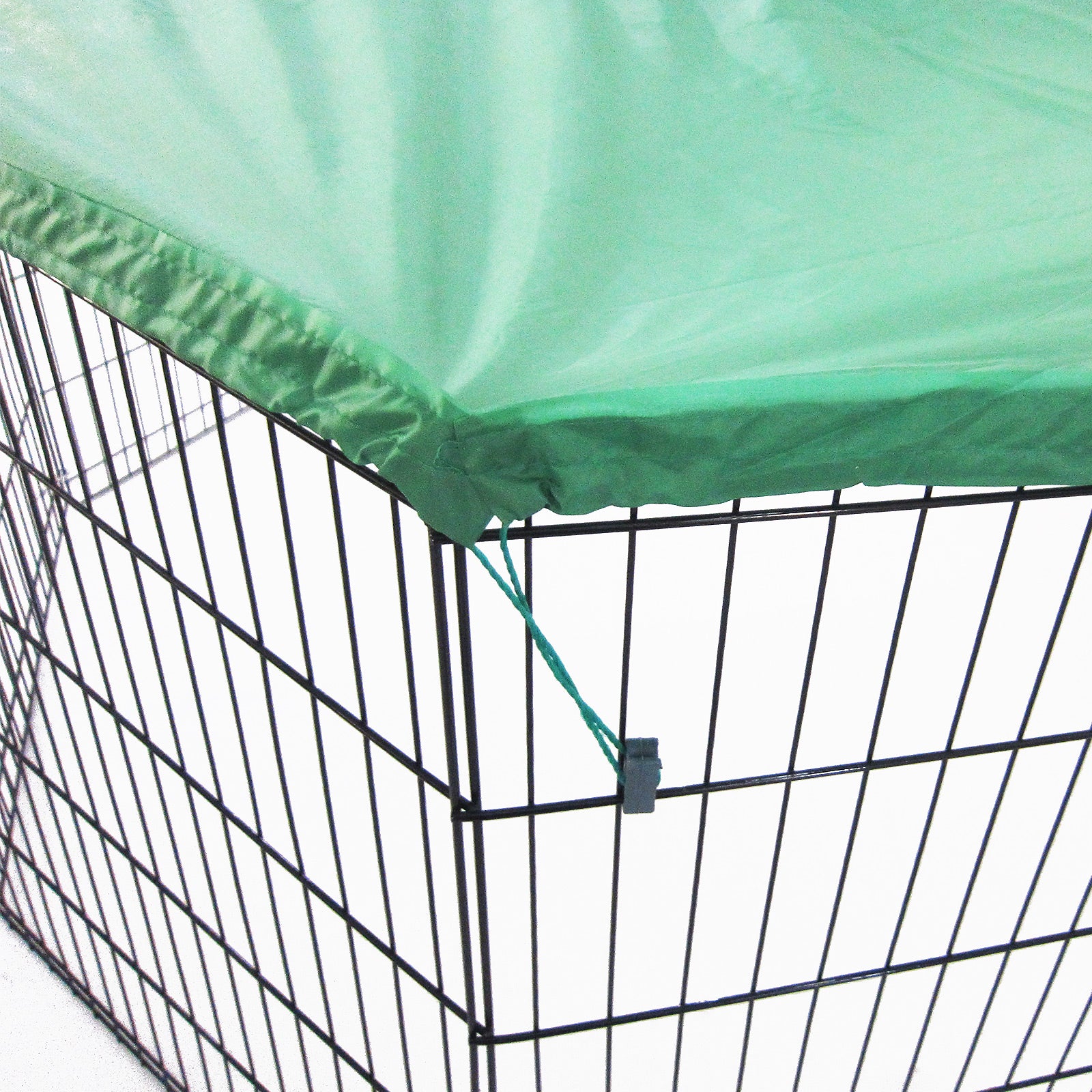 Dog Playpens & Gates: Net Cover Green for Pet Playpen Dog Cage 36in