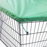 Dog Playpens & Gates: Net Cover Green for Pet Playpen Dog Cage 36in