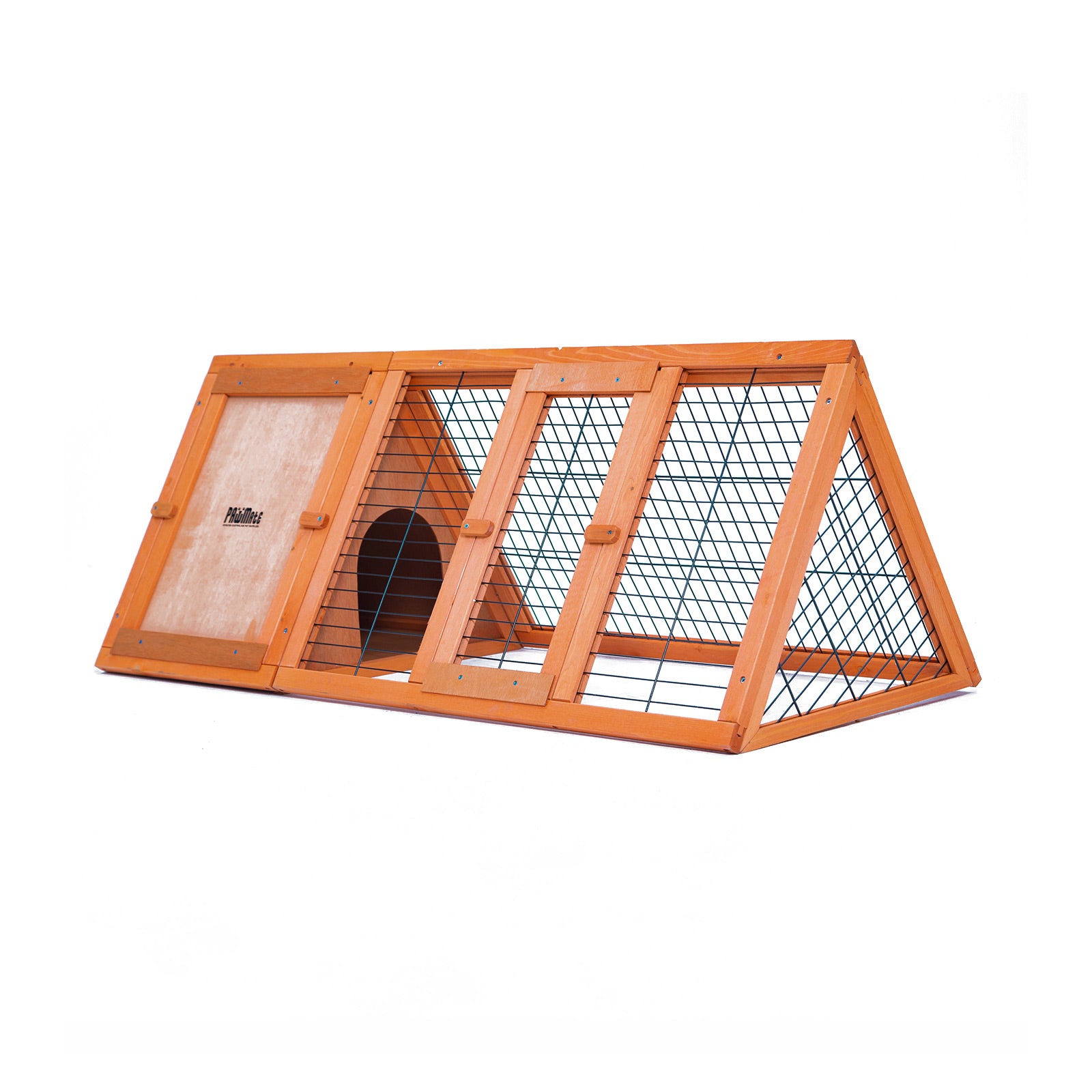 Coop & Hutch Accessories: Rabbit Hutch Chicken Coop 118 x 50 x 45cm Triangle Cage Run Ester