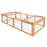 Coop & Hutch Accessories: Paw Mate Chicken Coop Rabbit Hutch Extension Run 180 x 90 x 48cm Runey