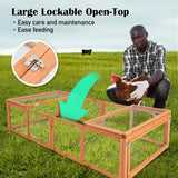 Coop & Hutch Accessories: Paw Mate Chicken Coop Rabbit Hutch Extension Run 180 x 90 x 48cm Runey
