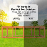 Coop & Hutch Accessories: Paw Mate Chicken Coop Rabbit Hutch Extension Run 180 x 90 x 48cm Runey