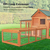 Coop & Hutch Accessories: Paw Mate Chicken Coop Rabbit Hutch Extension Run 180 x 90 x 48cm Runey