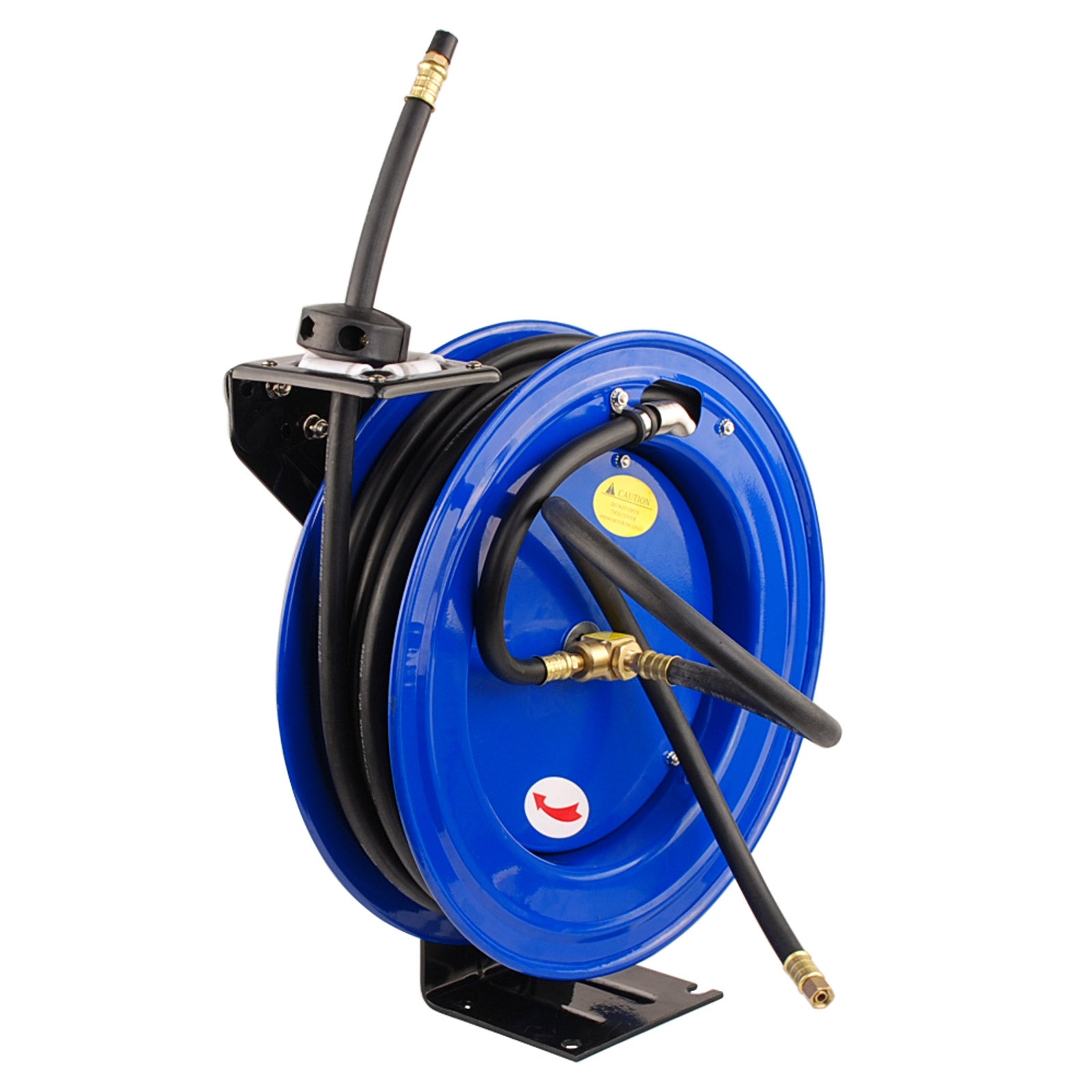 Air Compressors Accessories: Air Hose Retractable Rewind Reel Automotive Industrial 15m