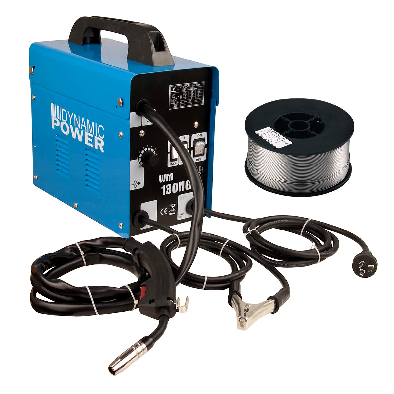 Welding Guns & Plasma Cutters: MIG Gasless Welder + Wire Portable Welding Machine 130Amp