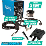 Welding Guns & Plasma Cutters: MIG Gasless Welder + Wire Portable Welding Machine 130Amp