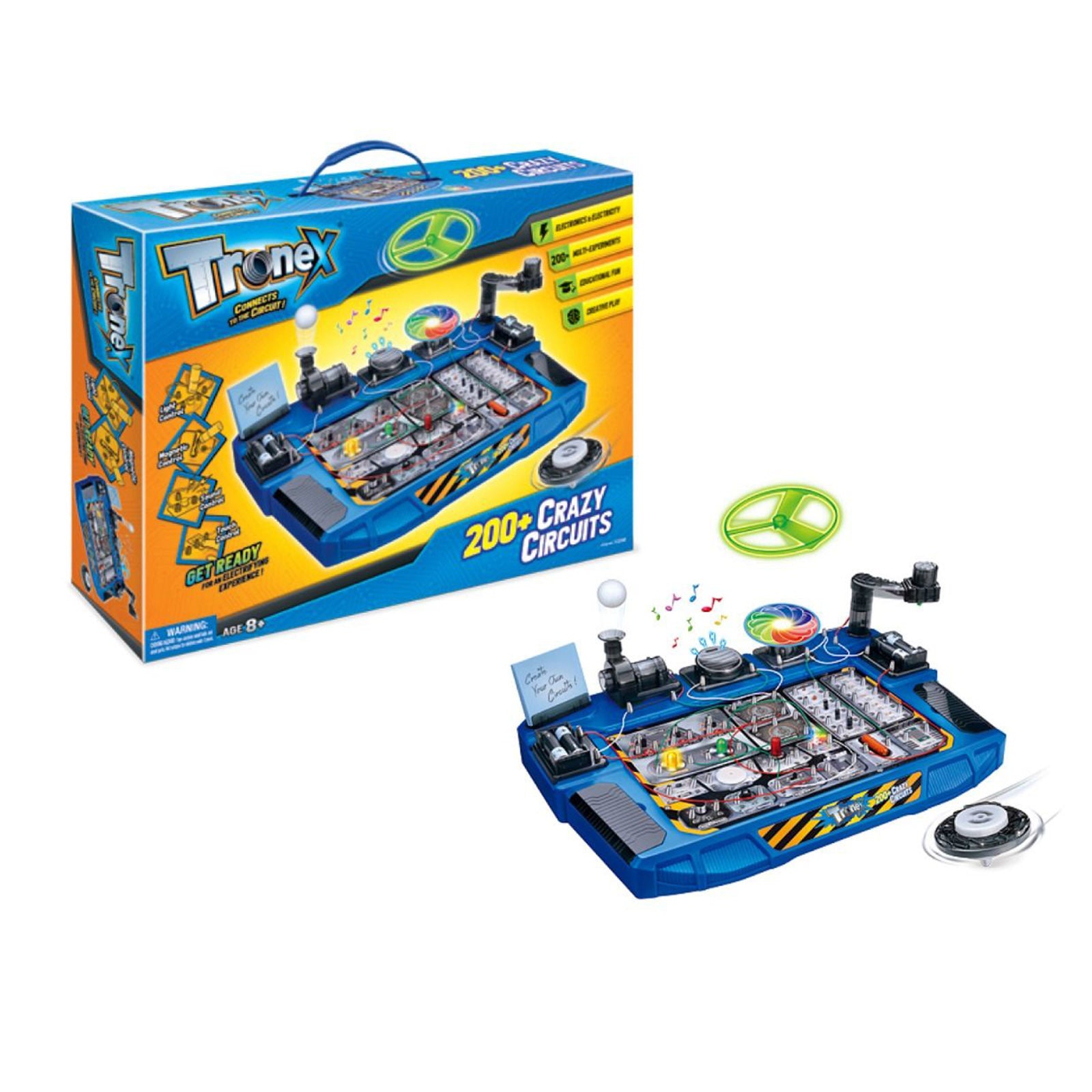 Activity Toys: Tronex 200+ Crazy Circuits STEM Kit Toy for Kids Educational Circuit Learning Board
