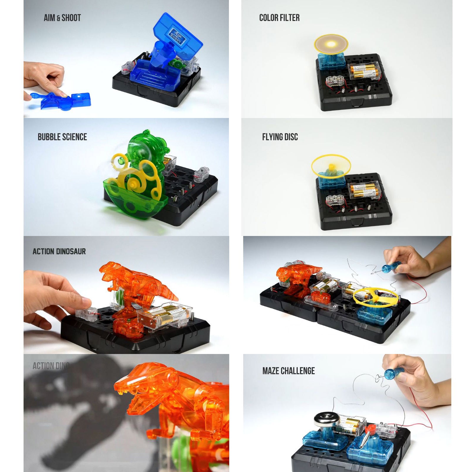 Activity Toys: Connex 125 Scientific Challenge Set STEM Toy Build Your Own Learning Kit