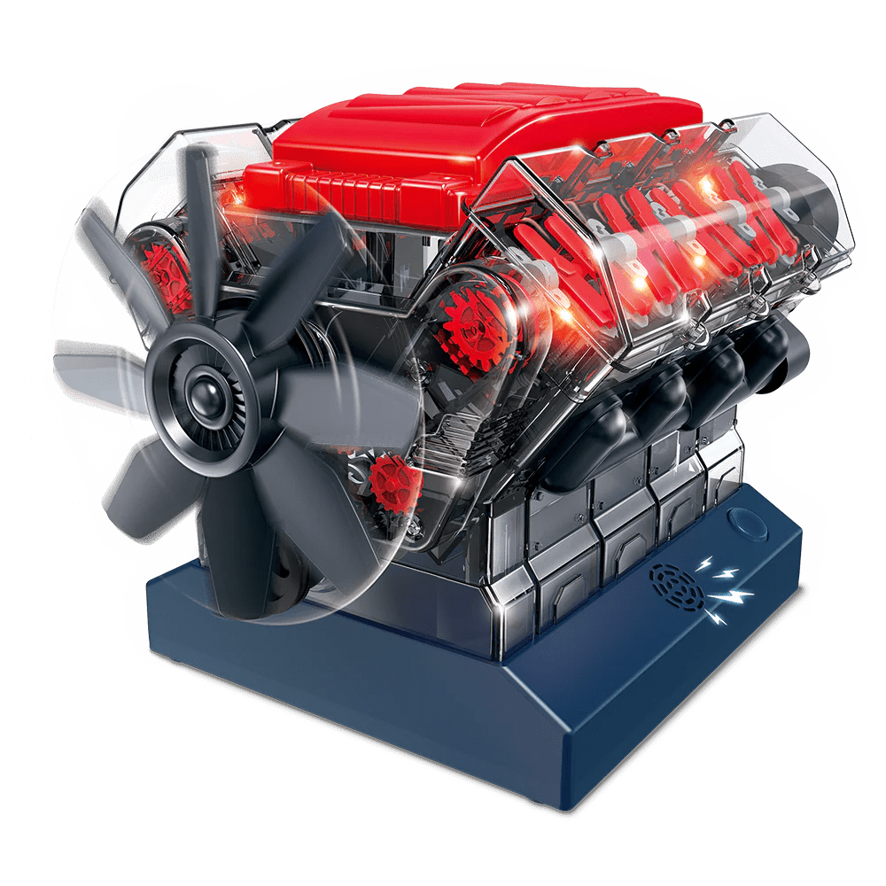 Activity Toys: Stemnex Amazing V8 Model Engine STEM Toy Build Your Own Educational Construction Kit
