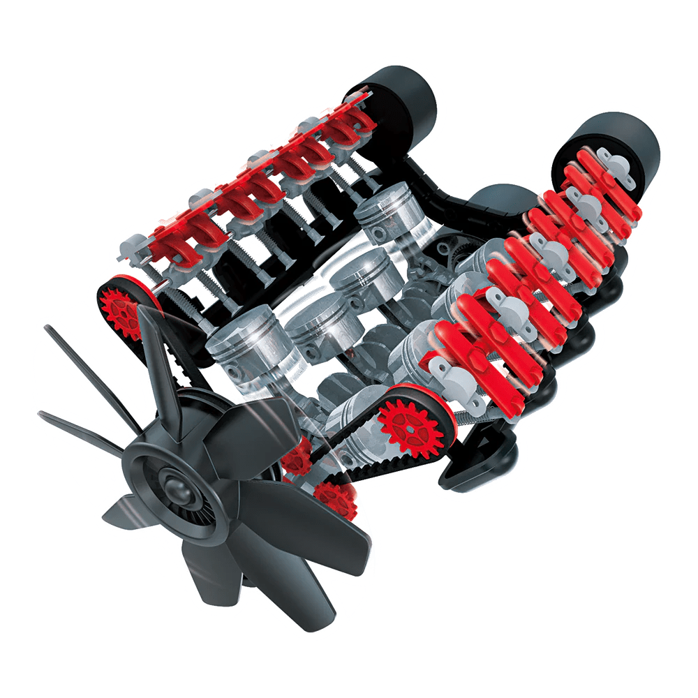 Activity Toys: Stemnex Amazing V8 Model Engine STEM Toy Build Your Own Educational Construction Kit