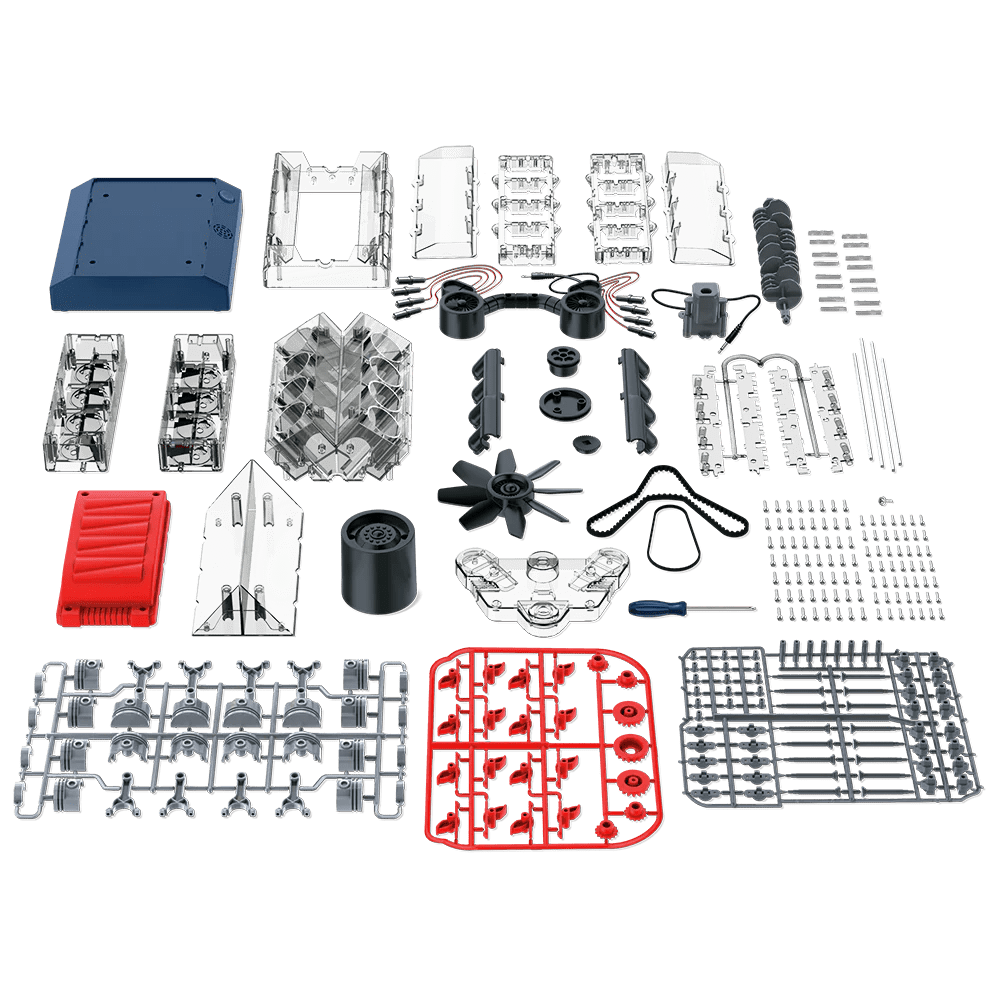Activity Toys: Stemnex Amazing V8 Model Engine STEM Toy Build Your Own Educational Construction Kit