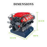 Activity Toys: Stemnex Amazing V8 Model Engine STEM Toy Build Your Own Educational Construction Kit