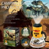 Activity Toys: Dinosaur Mini Night Light Camping Projector - Lantern Torch Kids Learning Toy