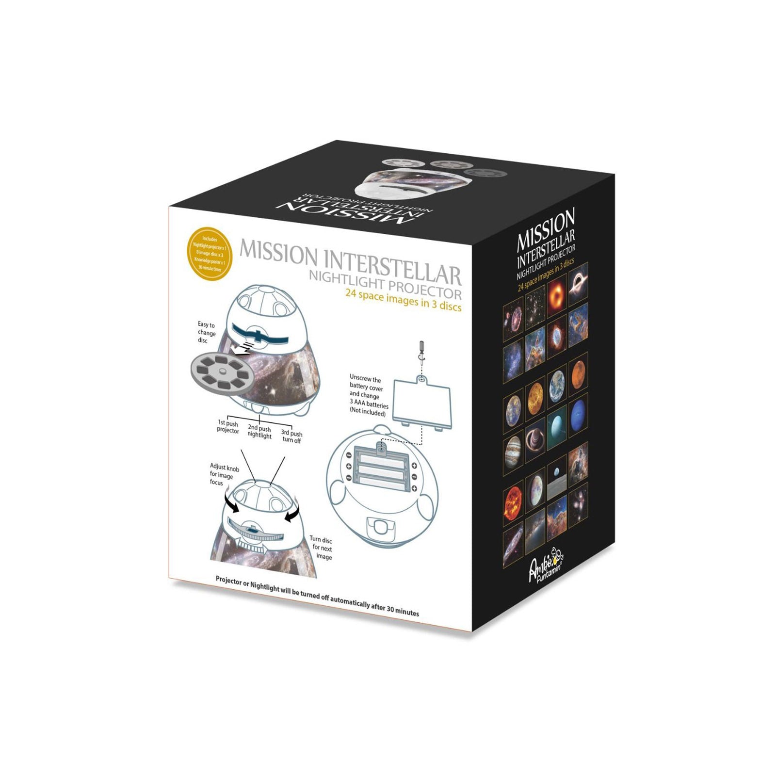 Activity Toys: Mission Interstellar Dreamy Sky Night Light Projector - Kids STEAM Toy