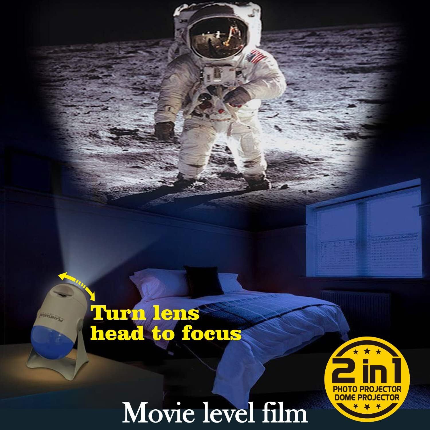Activity Toys: Planetarium Dome Projector - STEM Toy Space Planet Zodiac Moon Galaxy Night Lights