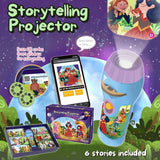 Activity Toys: Storytelling Torch Projector 6 Stories Gift Set - Audio Kids Learning STEM Toy  - Series 2