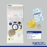 Activity Toys: Gachapon Capsule Toy Vending Machine Lite Mini Collectible Gacha Dispenser Stackable WHITE