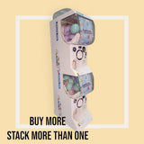 Activity Toys: Gachapon Capsule Toy Vending Machine Lite Mini Collectible Gacha Dispenser Stackable WHITE