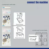 Activity Toys: Gachapon Capsule Toy Vending Machine Lite Mini Collectible Gacha Dispenser Stackable WHITE