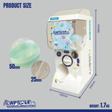 Activity Toys: Gachapon Capsule Toy Vending Machine Lite Mini Collectible Gacha Dispenser Stackable WHITE
