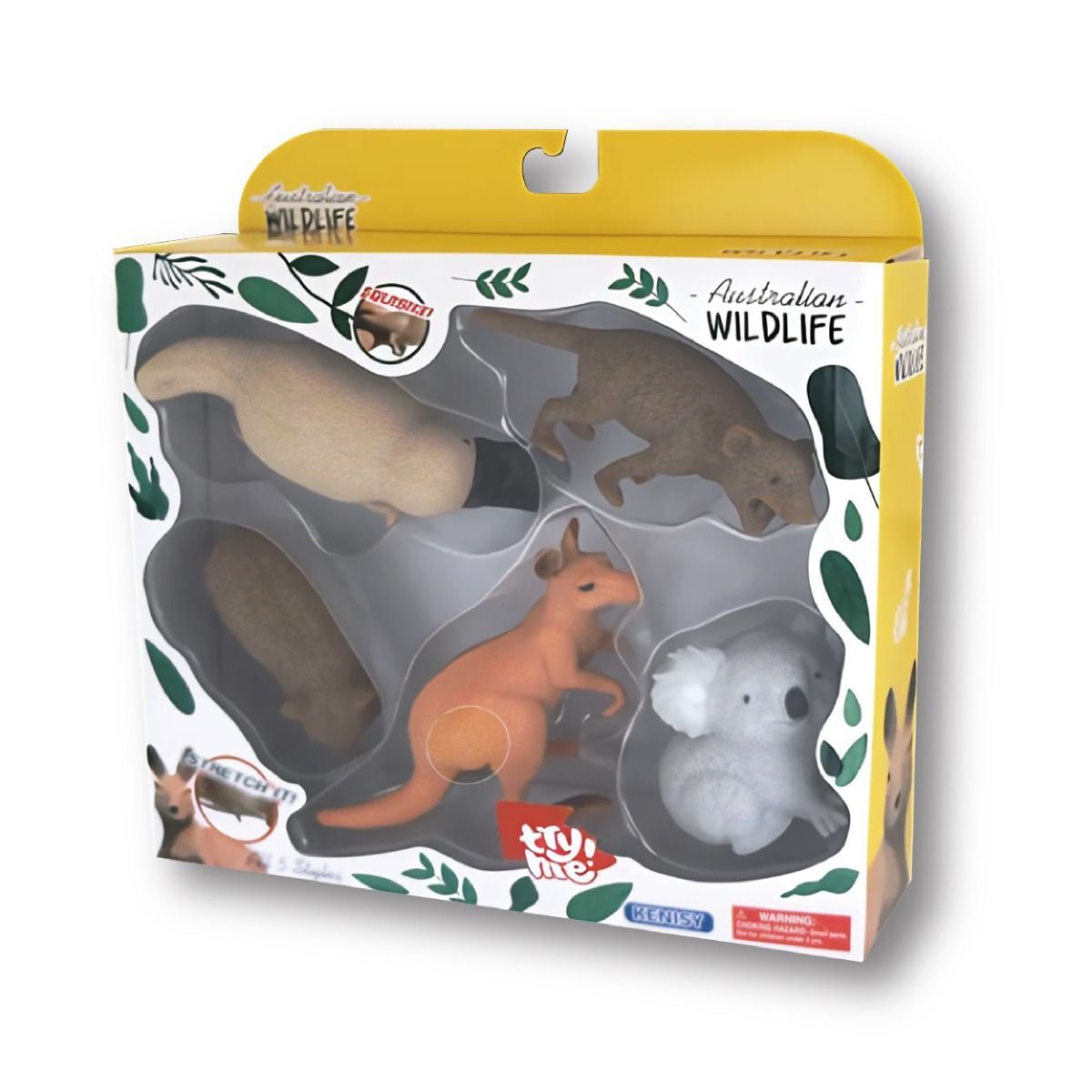 Activity Toys: Stretchy Squishy Australian Wildlife Gift Set - Sensory Stimulation Animal Toys