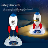 Activity Toys: Rocket Projector Night Light Kids STEM Toy - Outer Space Planet
