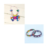 Activity Toys: Colorato Trendy Jewellery Glass Art Deco - DIY Craft Kit for Kids Painting Set