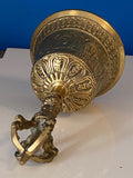 Wellness Accessories: Brass Bell 6 inch Buddhist Nepal Tibetan Prayer Bell Meditation Stress Relief or Sound Therapy