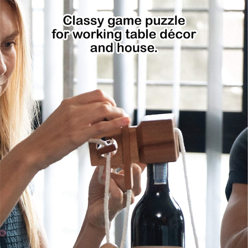 Beer Hampers: Brainteaser beer bottle mystery lock puzzle- open the lock before you can have a drink! Great party gift