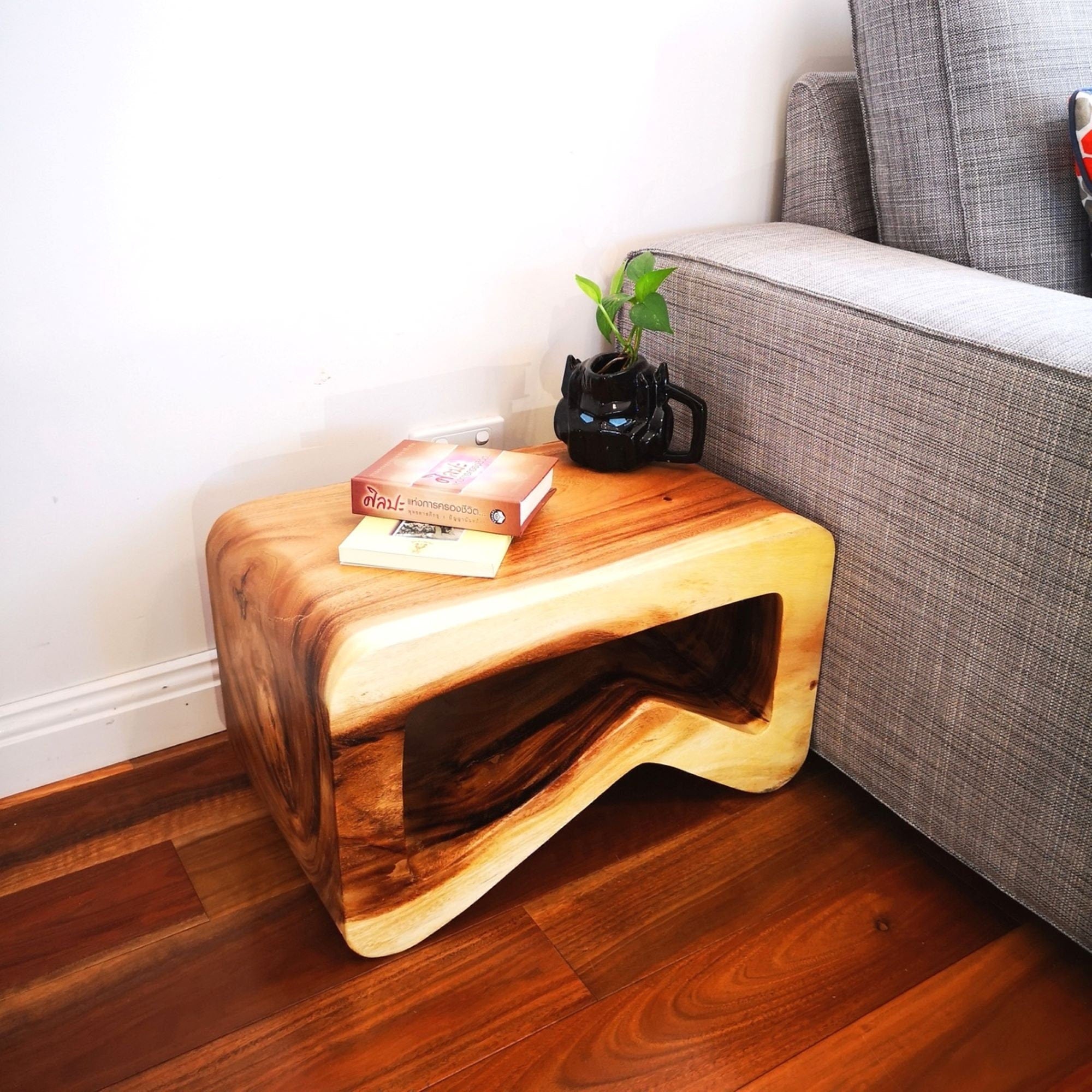 Bedside Tables: Side table, coffee table or entrance corner table-hand crafted from solid wood