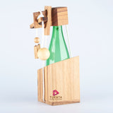 Beer Hampers: Brainteaser wine bottle mystery lock puzzle- open the lock before you can have a drink! Great party gift