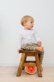 Pretend Play: Children's Chair Stool Wooden Frog Face Theme