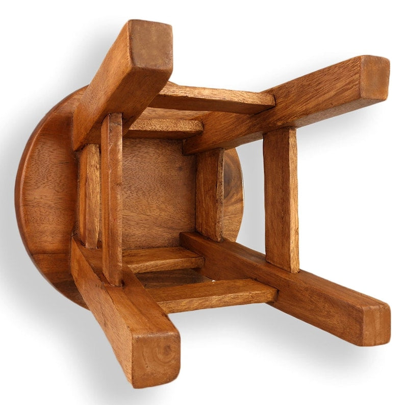 Table & Bar Stools: Hand Carved Children's Chair Stool Wooden Train Locomotive Theme