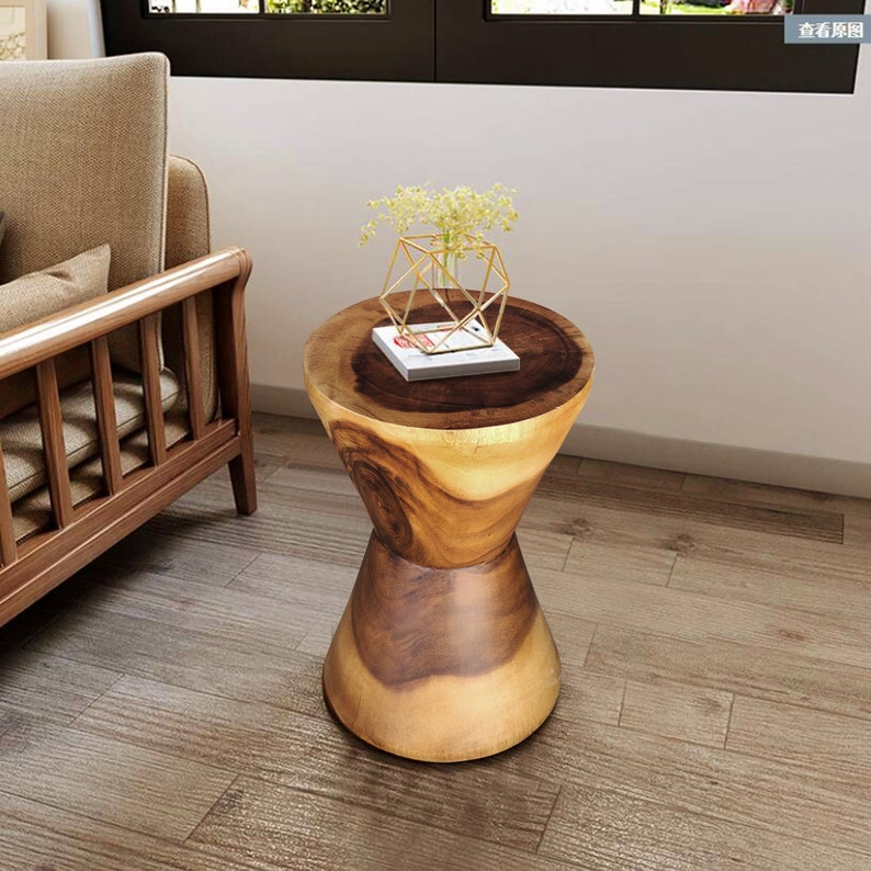 Bedside Tables: Hourglass Side Table or Stool bedside side drinks table