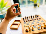 Building Toys: Mothers day gift Wooden Makruk traditional Thai Chess Set